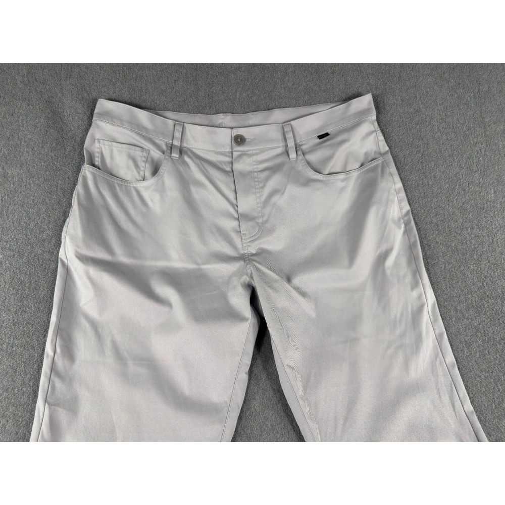 Travis Mathew Golf Pants Mens 38x32 Gray Performance Lightweight Stretch